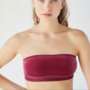 Calvin Klein velvet bandeau